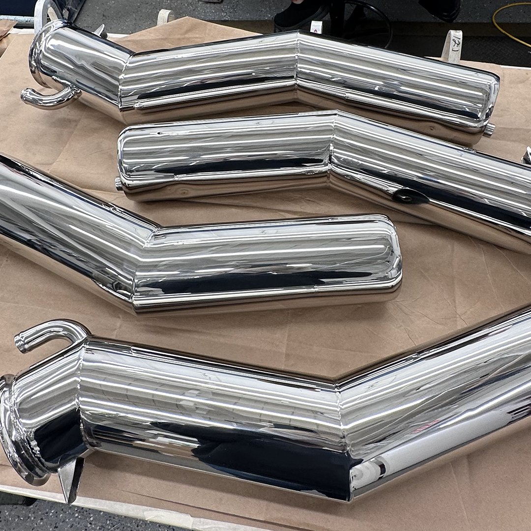 Chrome Boat Exhaust Nassau Chrome